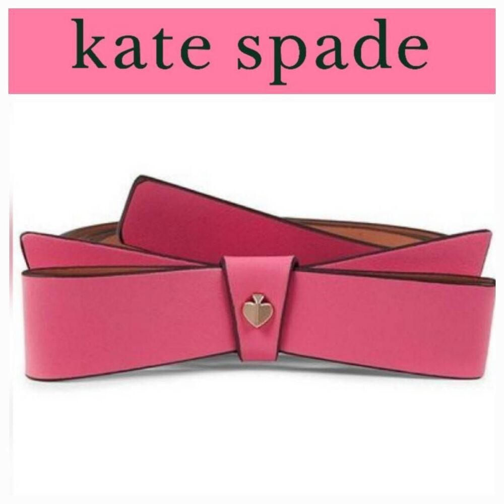 Kate Spade Bow Belt- Pink